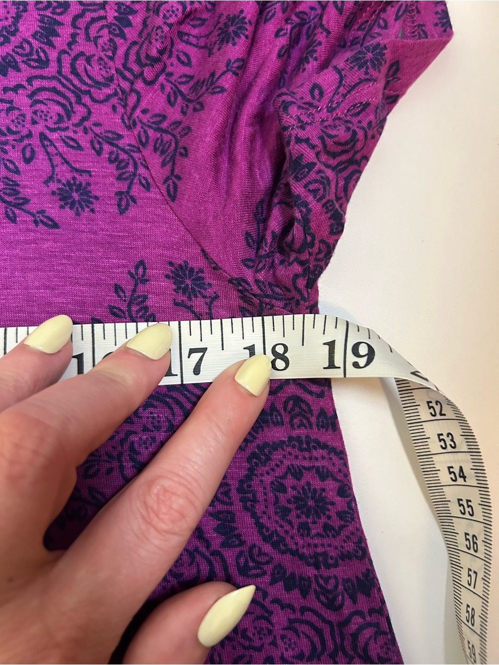 Natural Life Purple Boho Medallion Print Swing Dress Large - Picture 6 of 7